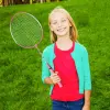 portable Badminton Set 1 Pair Lightweight Backyard Games Badminton With Carrying Bag And 3 Badminton Balls Team Sports Equipment