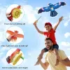 1Set Cartoon Butterfly & Eagle Kite for Kids - 164ft/50m String with Handle - Summer Outdoor Flying Kite Toy for Children