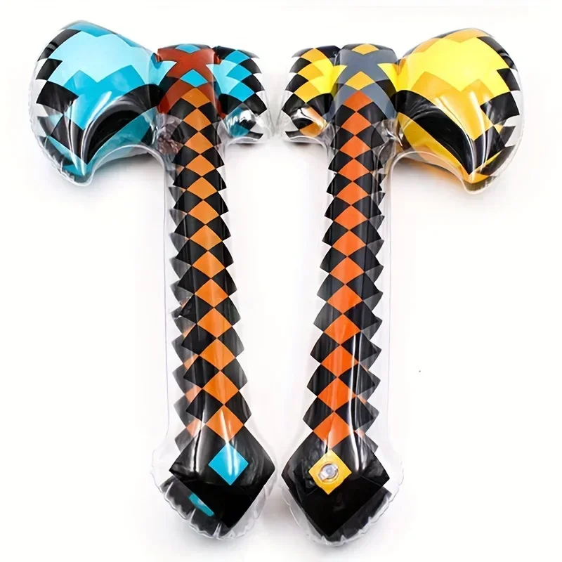 Pixel Style Toys Gemstone Sword Gold Sword Children's Toys Home Games Inflatable Supplies Swords Christmas Gifts