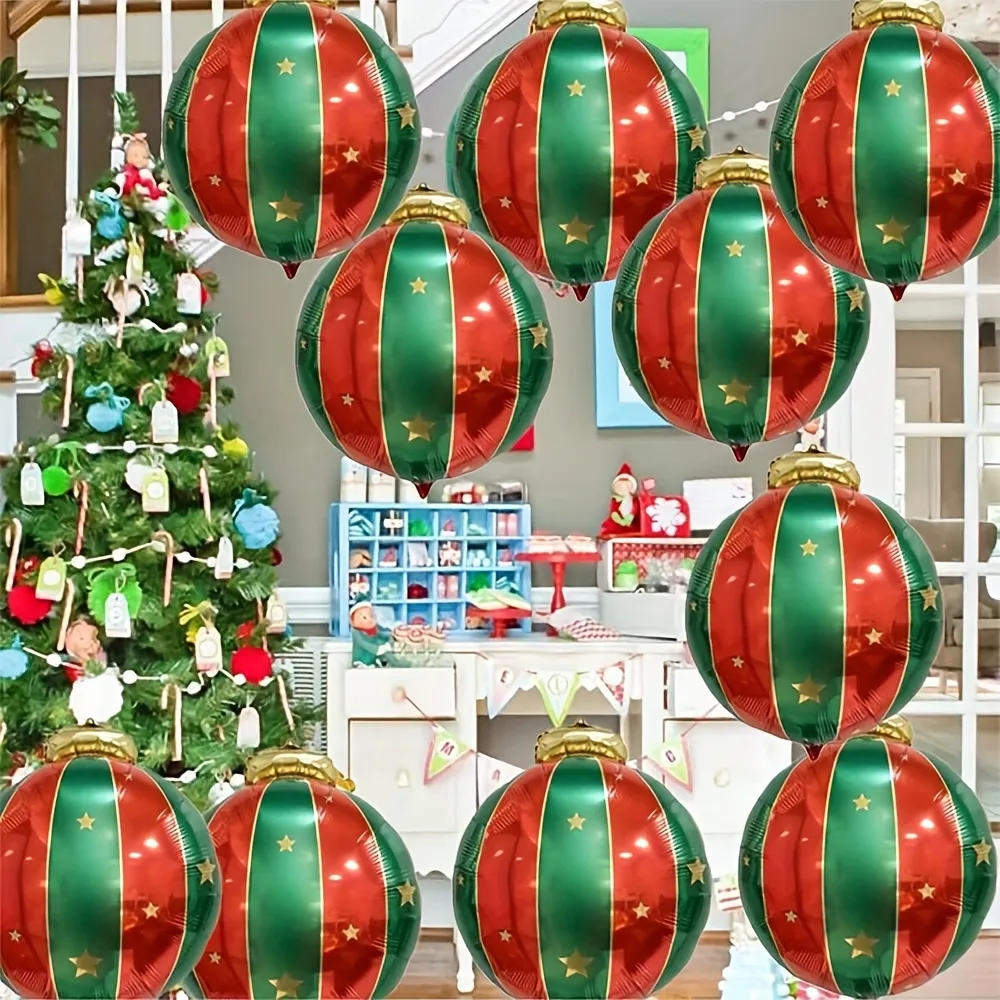 1/8 pcs Christmas Balloon Hanging Amusement Park Facilities Inflatable Balloons Playing House Wedding Celebrations