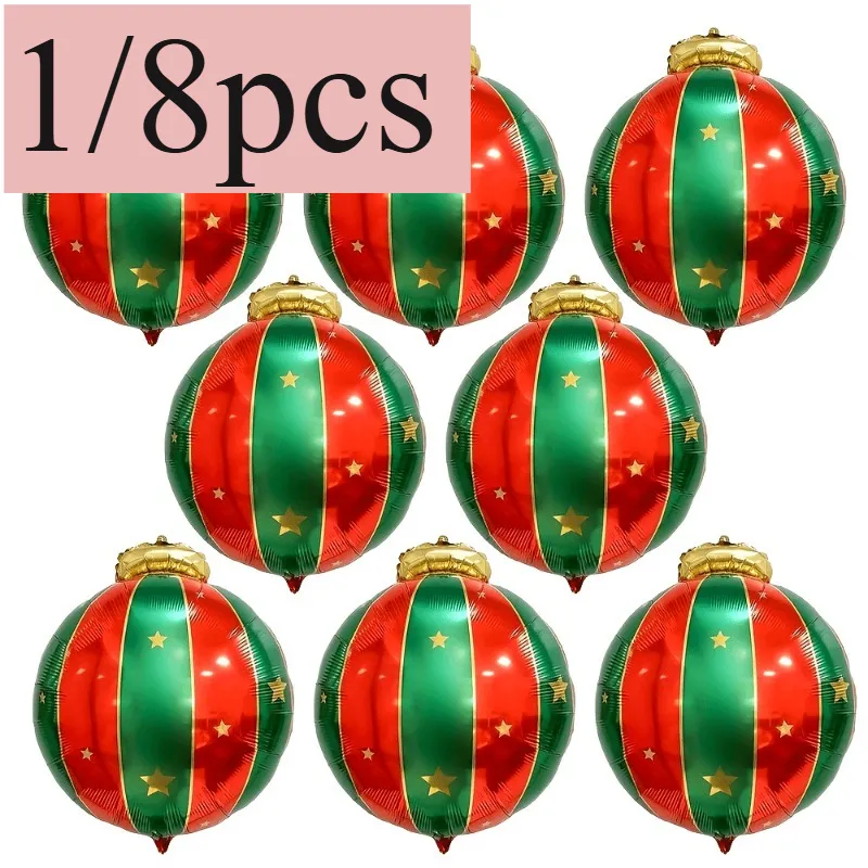 1/8 pcs Christmas Balloon Hanging Amusement Park Facilities Inflatable Balloons Playing House Wedding Celebrations