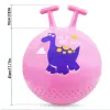 45CM Cartoon Bouncing Jumping Ball with Handle PVC Children Outdoor Sports Inflatable Balls Beach Pool Toys for Kids Baby