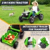 Joyracer 24 Volts Ride on Toys Vehicle w/Remote Control, 2 Seater Powered Ride on Tractor Truck, Electric Car for Kids 2-6 Gifts