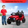 12V Kids Ride On Truck with Remote Control Spring Suspension Bluetooth Connectivity and Led Lights Ride On Toys for 3-6 yrs