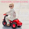 Ride on Motorbike Car, Hetoy 6V Battery Powered Electric Motorcycle 1.9 MPH Speed w/LED Headlights,Music, Pedal, Forward/Reserve