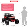 Kids UTV, Electric Ride on UTV Car, Licensed Can-Am Electric Off-Road Car, Ride On Truck Car w/Remote Control, Large Seat