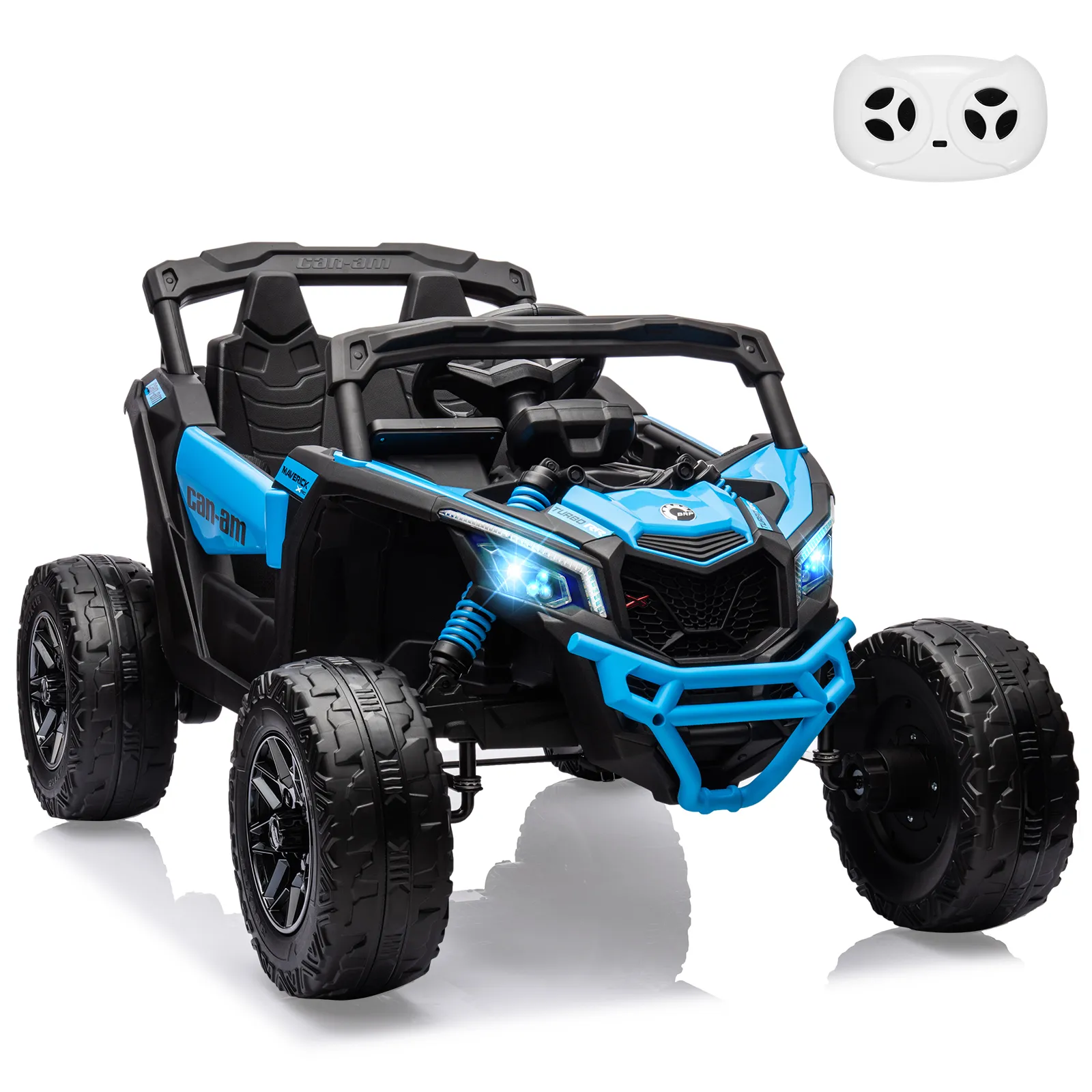 Kids UTV, Electric Ride on UTV Car, Licensed Can-Am Electric Off-Road Car, Ride On Truck Car w/Remote Control, Large Seat