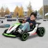 24V Go Kart for Kids 6+ Ride On Drift Kart with 200W*2 Extra Powerful Motors 8.1MPH High Speed Drifting with Music Horn
