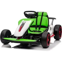 24V Go Kart for Kids 6+ Ride On Drift Kart with 200W*2 Extra Powerful Motors 8.1MPH High Speed Drifting with Music Horn