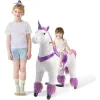 Ride on Unicorn Toy for Kids 4 to 9 Years, Unicorn Ride on Toy  No Battery or Electricity, Max Load 165 LBS