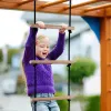 Children Climbing Rope Ladder Wooden Swing Kids Indoor Outdoor Tree Playground Recreation Play Game Bodybuilding Set