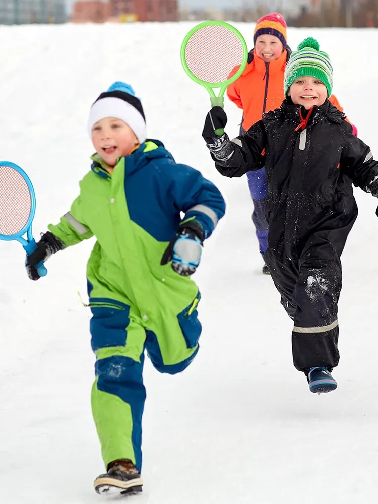 Mini Plastic Racket Set Outdoor Fitness Props for Children Sports Entertainment Tennis / Badminton / Baseball Equipment TMZ