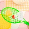 Mini Plastic Racket Set Outdoor Fitness Props for Children Sports Entertainment Tennis / Badminton / Baseball Equipment TMZ