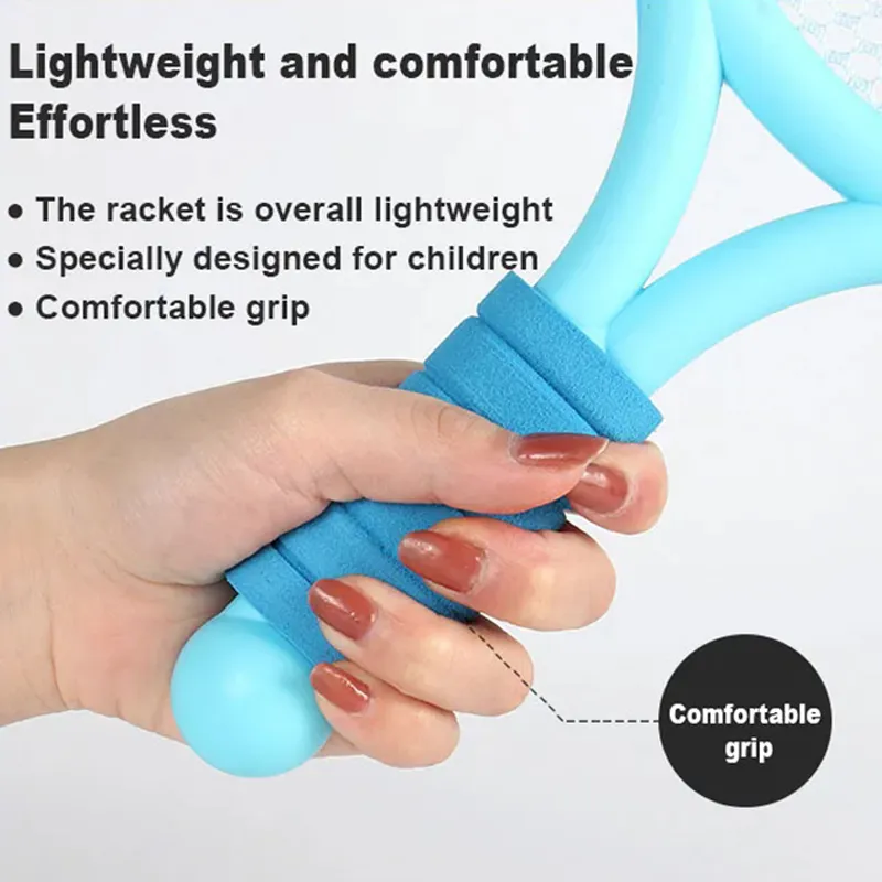 Mini Plastic Racket Set Outdoor Fitness Props for Children Sports Entertainment Tennis / Badminton / Baseball Equipment TMZ