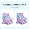 Children's Roller Skates2-12Beginner's Colorful Four-Wheel Flashing Roller Skates for Boys and Girls