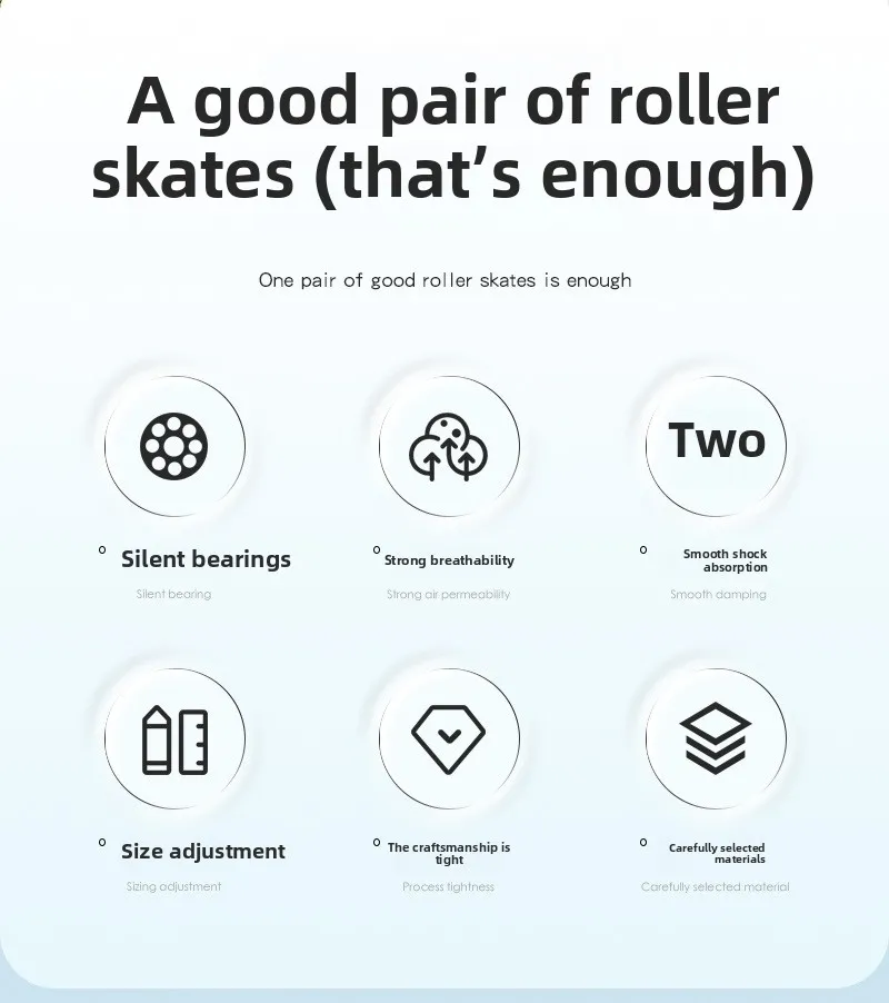 Children's Roller Skates2-12Beginner's Colorful Four-Wheel Flashing Roller Skates for Boys and Girls