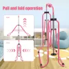 Adjustable Height Gymnastic Horizontal Bar, Expandable Gymnastics Bar, Pull Up Stand Station, Kids Folding Training Monkey Bar