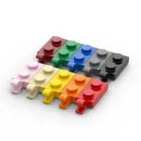 20PCS Bricks Parts 63868 Modified 1x2 With Clip Horizontal on End Building Blocks Universal Accessories STEM Stacking Bricks Toy