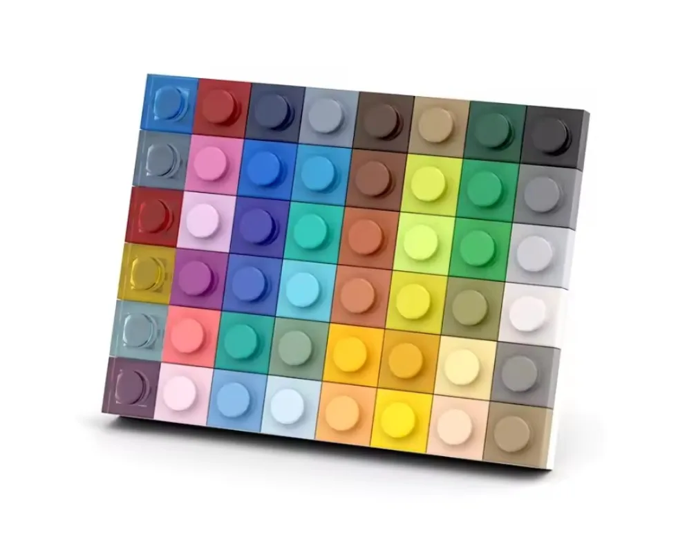 20PCS Bricks Parts 3024 Parts Plate 1x1 DIY DIY Building Blocks Universal Accessories STEM Creative Stacking Bricks Toy