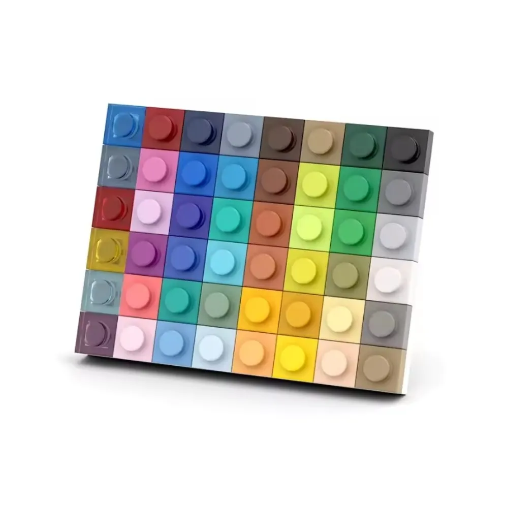 20PCS Bricks Parts 3024 Parts Plate 1x1 DIY DIY Building Blocks Universal Accessories STEM Creative Stacking Bricks Toy