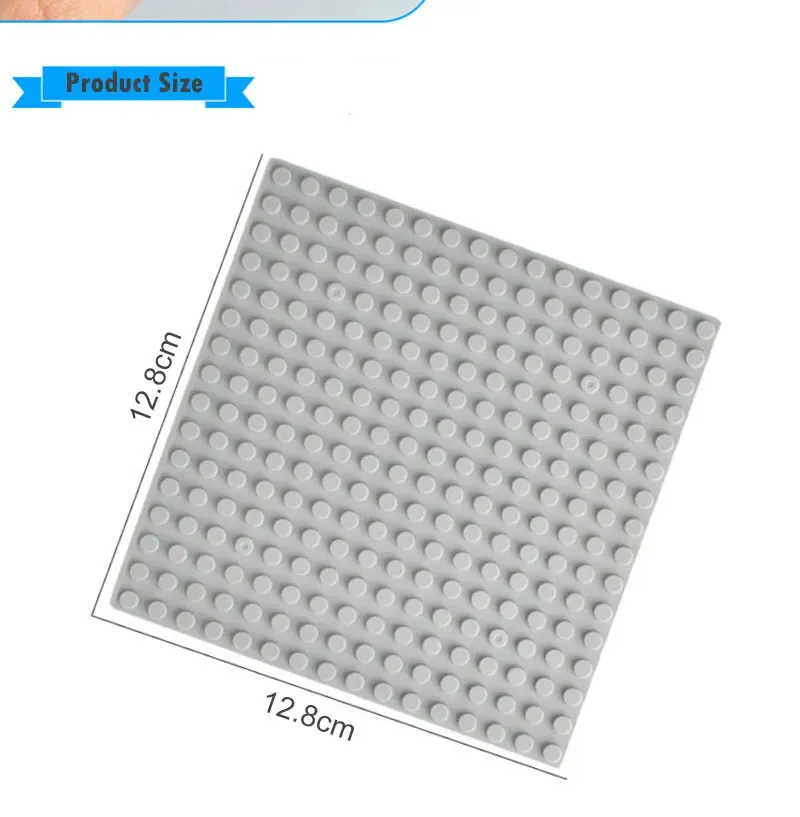 16*32 Dots Classic Base Plates Blocks DIY Small Size City Road Bricks Baseplates Construction Building Toys For Kids Toy Gifts