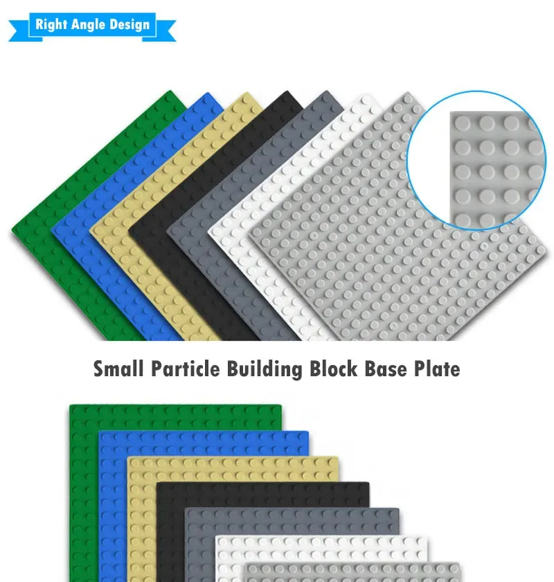 16*32 Dots Classic Base Plates Blocks DIY Small Size City Road Bricks Baseplates Construction Building Toys For Kids Toy Gifts