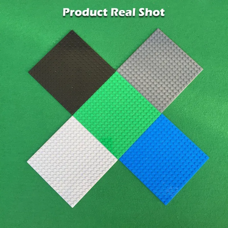 16*32 Dots Classic Base Plates Blocks DIY Small Size City Road Bricks Baseplates Construction Building Toys For Kids Toy Gifts