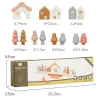 Montessori Wooden Tree Toys Animal Balance Stacking Building Block  Game Early Childhood Education Creative Game for Toddler 1-3