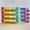 Acrylic Lucent Stacking Cube Building Blocks Transparent Toys for Children Indoor Outdoor Play Game Kids Early Educational Toys