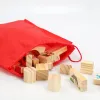 Wooden DIY Puzzle Blocks for Boys And Girls Montessori Stacking Blocks Colorful Educational Creative Toys Enlightenment Thinking