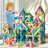 Montessori Educational Toy Magnetic Building Blocks Toy Magnetic Construction Set Magnet Ball Sticks Rod Games For Kids Baby