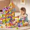 Montessori Educational Toy Magnetic Building Blocks Toy Magnetic Construction Set Magnet Ball Sticks Rod Games For Kids Baby