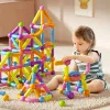 Montessori Educational Toy Magnetic Building Blocks Toy Magnetic Construction Set Magnet Ball Sticks Rod Games For Kids Baby