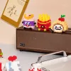 Food styling, mini building block toys, fruit stacking, desktop decoration, collection, collage, cute models, Christmas gifts