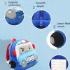 Car Cute Children's School Bag Burden-reduction Backpack Cartoon Plush Backpack Kindergarten Early Education School Bag 2-4T
