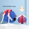 Car Cute Children's School Bag Burden-reduction Backpack Cartoon Plush Backpack Kindergarten Early Education School Bag 2-4T