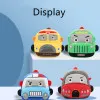 Car Cute Children's School Bag Burden-reduction Backpack Cartoon Plush Backpack Kindergarten Early Education School Bag 2-4T
