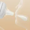 Newborns' wide caliber anti choking glass milk bottle 0-3 months bottle straight body newborn baby bottle