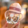 Cartoon Kids Straw Bottles - Animal Pattern Leak-proof Baby Bottles, Durable Lightweight and Suitable for School and Travel