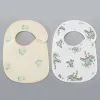 2pcs/set Summer Waterproof Baby Bibs New Cute Cotton Infant Bib Newborn Burp Cloths for Kids Boy Girl Soft Feeding Saliva Towel