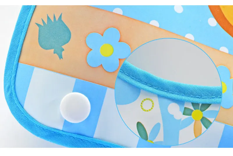 Mother Kids Baby Clothing Accessories Bibs Burp Cloths EVA Waterproof Unisex Infants Cartoon Feeding Cloth Saliva Towel Apron