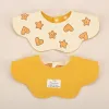 Wholesale Pure Cotton Printed Six-layer 360 Rotatable Baby Feeding Bibs Toddler Saliva Towel Infant two-sided Baby Bibs