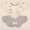 Wholesale Pure Cotton Printed Six-layer 360 Rotatable Baby Feeding Bibs Toddler Saliva Towel Infant two-sided Baby Bibs