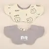 Wholesale Pure Cotton Printed Six-layer 360 Rotatable Baby Feeding Bibs Toddler Saliva Towel Infant two-sided Baby Bibs