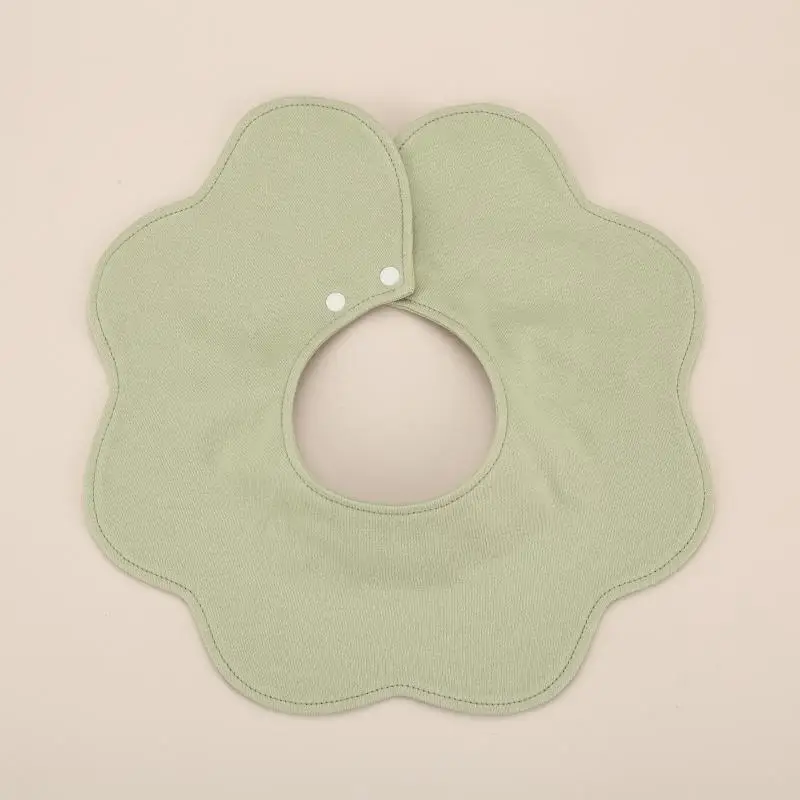 Wholesale Pure Cotton Printed Six-layer 360 Rotatable Baby Feeding Bibs Toddler Saliva Towel Infant two-sided Baby Bibs