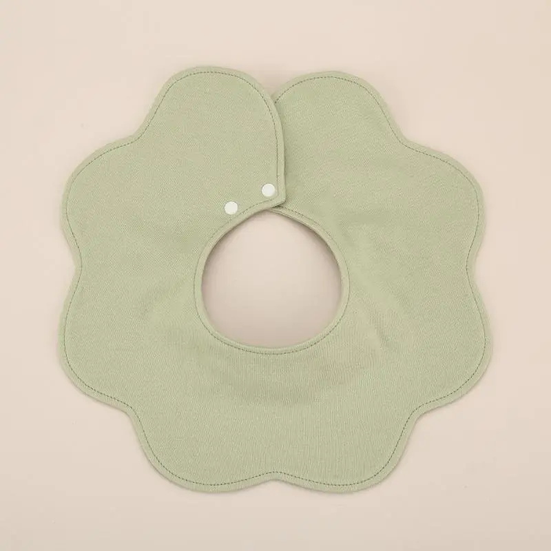 Wholesale Pure Cotton Printed Six-layer 360 Rotatable Baby Feeding Bibs Toddler Saliva Towel Infant two-sided Baby Bibs