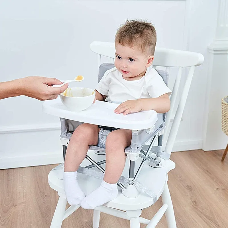 Baby Seat Dining Chair Portable Travel Folding Foldable Feeding Chair for Kids Outdoor Beach Seat Bebe Booster Seats Baby Chair