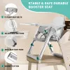Baby Folding Booster Seat High Chair For Dining, Baby Toddler Portable Feeding Seat for Children 6 Months to 3 Years Approx