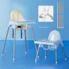 Home Baby Feeding Chair Learns Sit High Chair Family Dining Kids Simple Baby High Chair Removable Seat Tray Adjustable Height