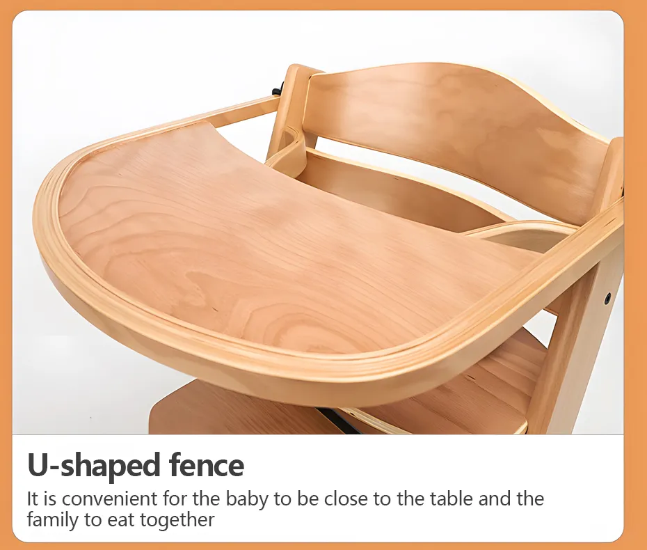 Dining Chairs Baby Feeding Chair Solid Wood Baby Dining High Chair For Babe Chair Multifunctional Baby Chaise Enfant